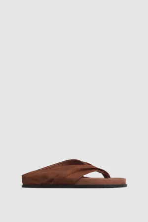 A Emery Shaw Sandal in Sienna Suede