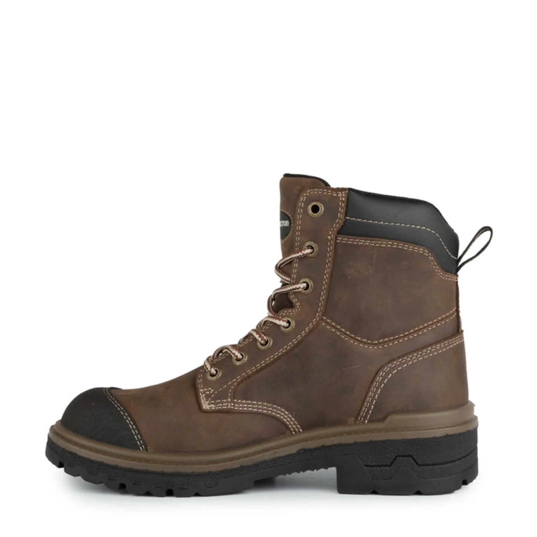 Acton Women's Safety Work Boots Fierce - 8" Waterproof Leather, Steel Toe, Puncture-Resistant, Anti-Slip, Breathable, Dual Density Sole | Sizes 5-11