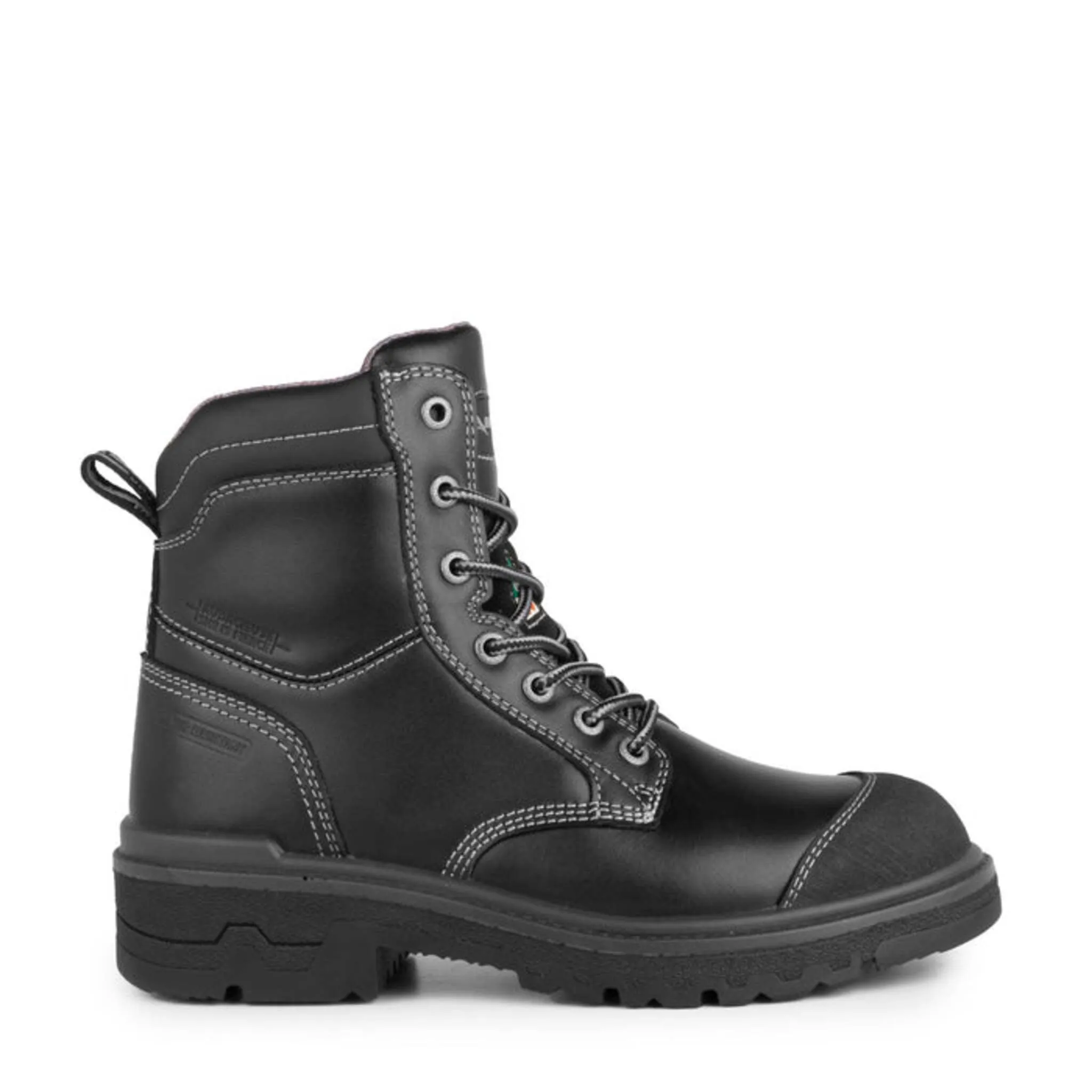 Acton Women's Safety Work Boots Fierce - 8" Waterproof Leather, Steel Toe, Puncture-Resistant, Anti-Slip, Breathable, Dual Density Sole | Sizes 5-11