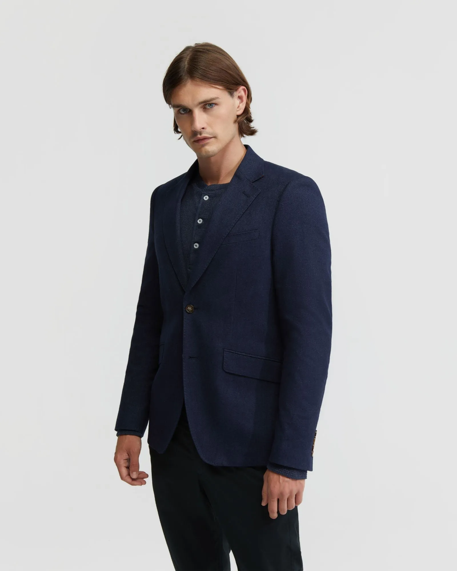 Blake Cotton Stretch Twill Blazer