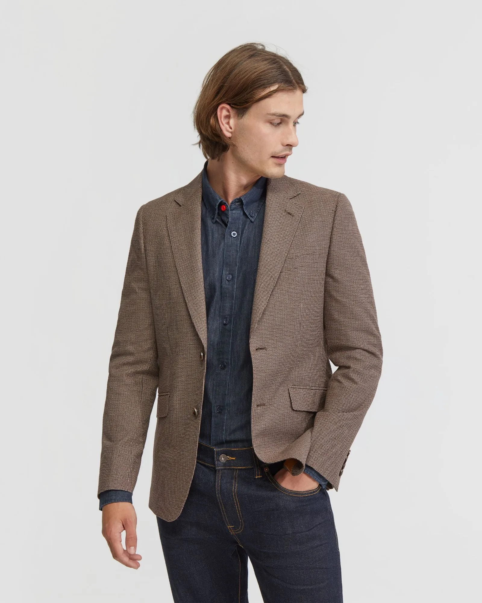 Blake Cotton Wool Blend Blazer