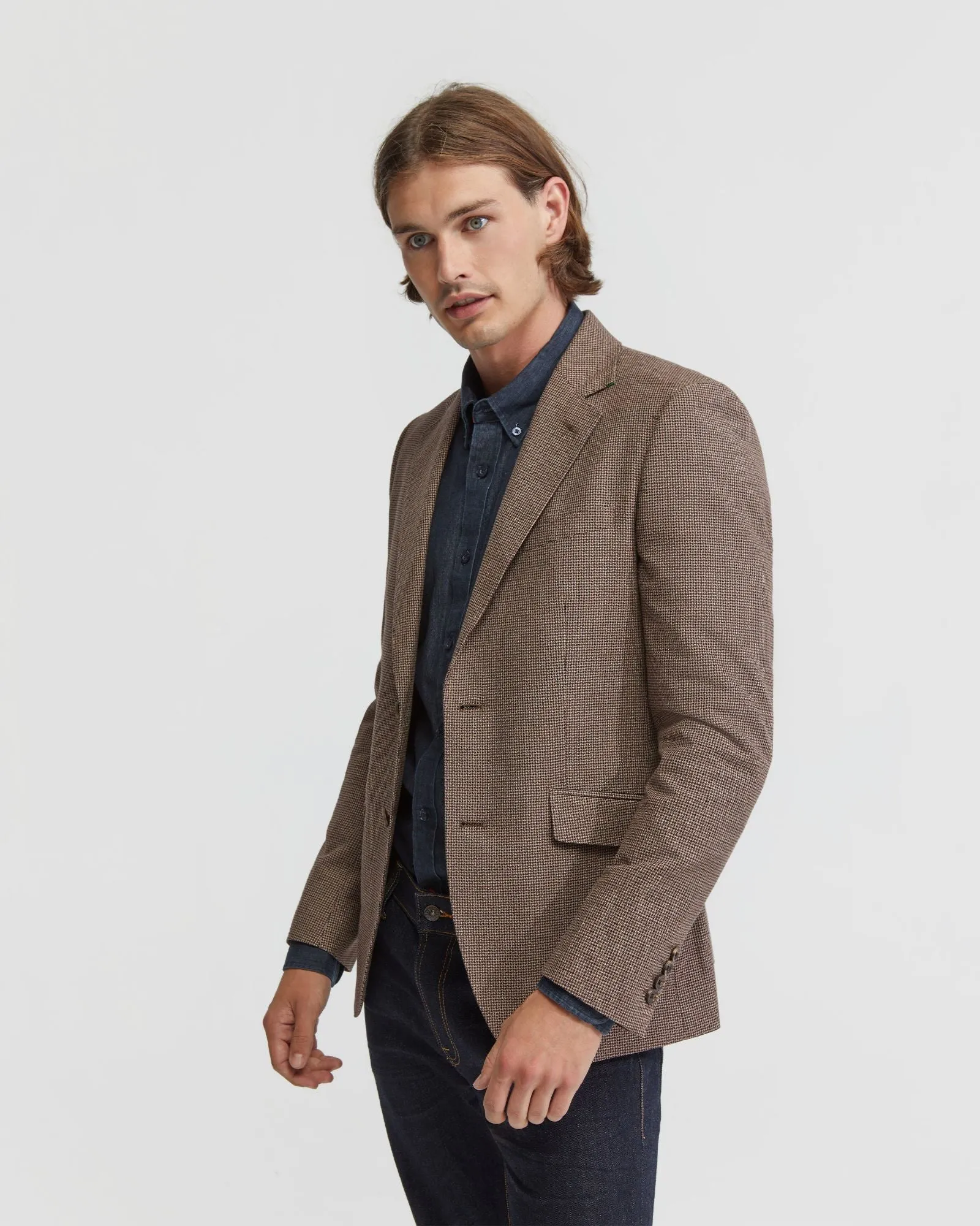 Blake Cotton Wool Blend Blazer