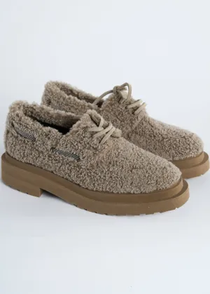 BRUNELLO CUCCINELLI shearling brogues