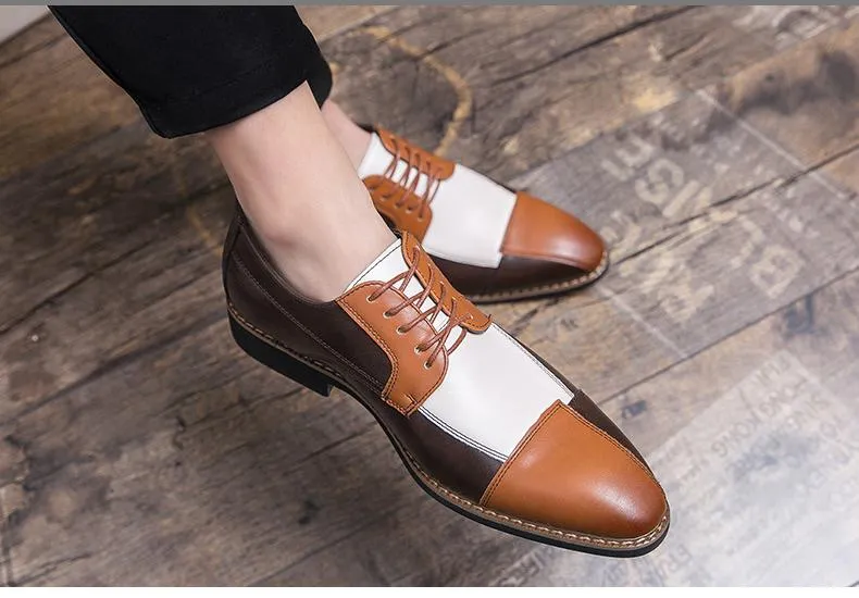 Bruno Marc Men's Tuxedo Dress Shoes Classic Formal Oxfords