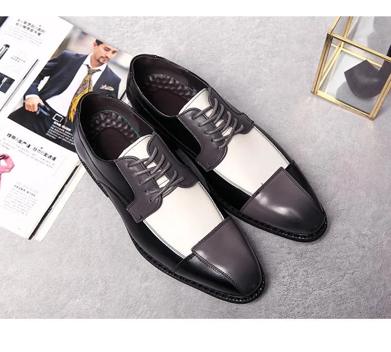 Bruno Marc Men's Tuxedo Dress Shoes Classic Formal Oxfords