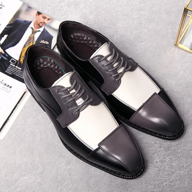 Bruno Marc Men's Tuxedo Dress Shoes Classic Formal Oxfords