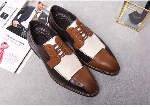 Bruno Marc Men's Tuxedo Dress Shoes Classic Formal Oxfords