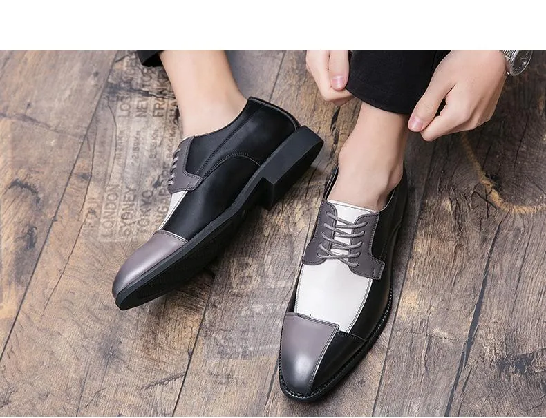 Bruno Marc Men's Tuxedo Dress Shoes Classic Formal Oxfords