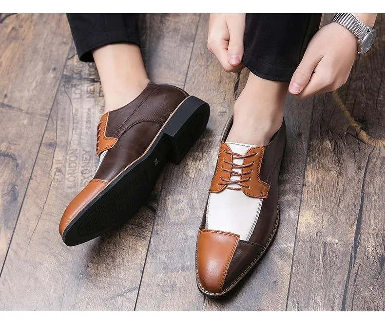 Bruno Marc Men's Tuxedo Dress Shoes Classic Formal Oxfords
