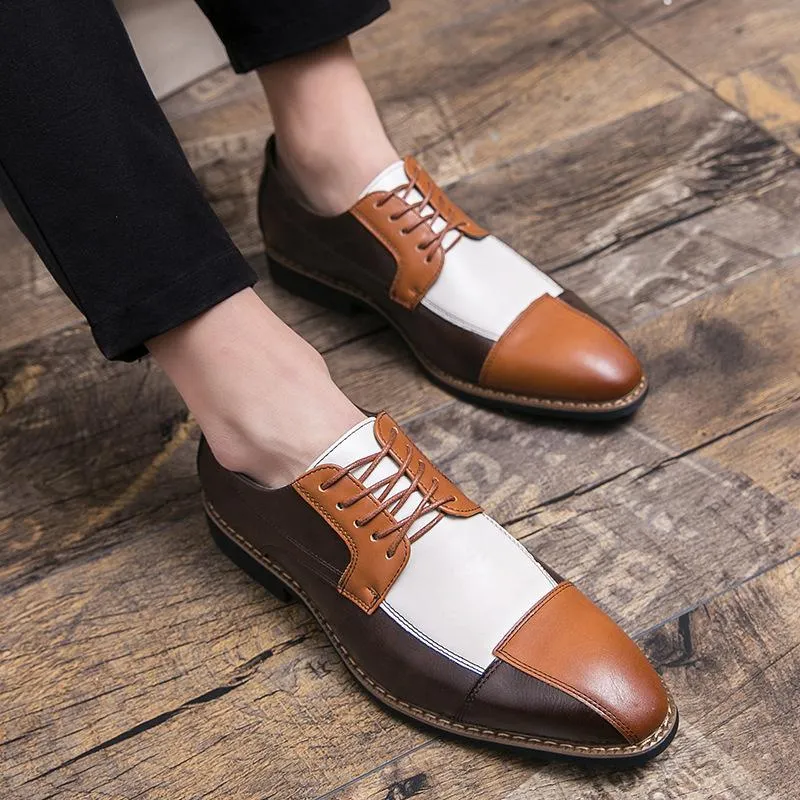 Bruno Marc Men's Tuxedo Dress Shoes Classic Formal Oxfords