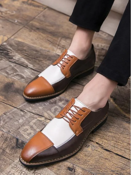 Bruno Marc Men's Tuxedo Dress Shoes Classic Formal Oxfords