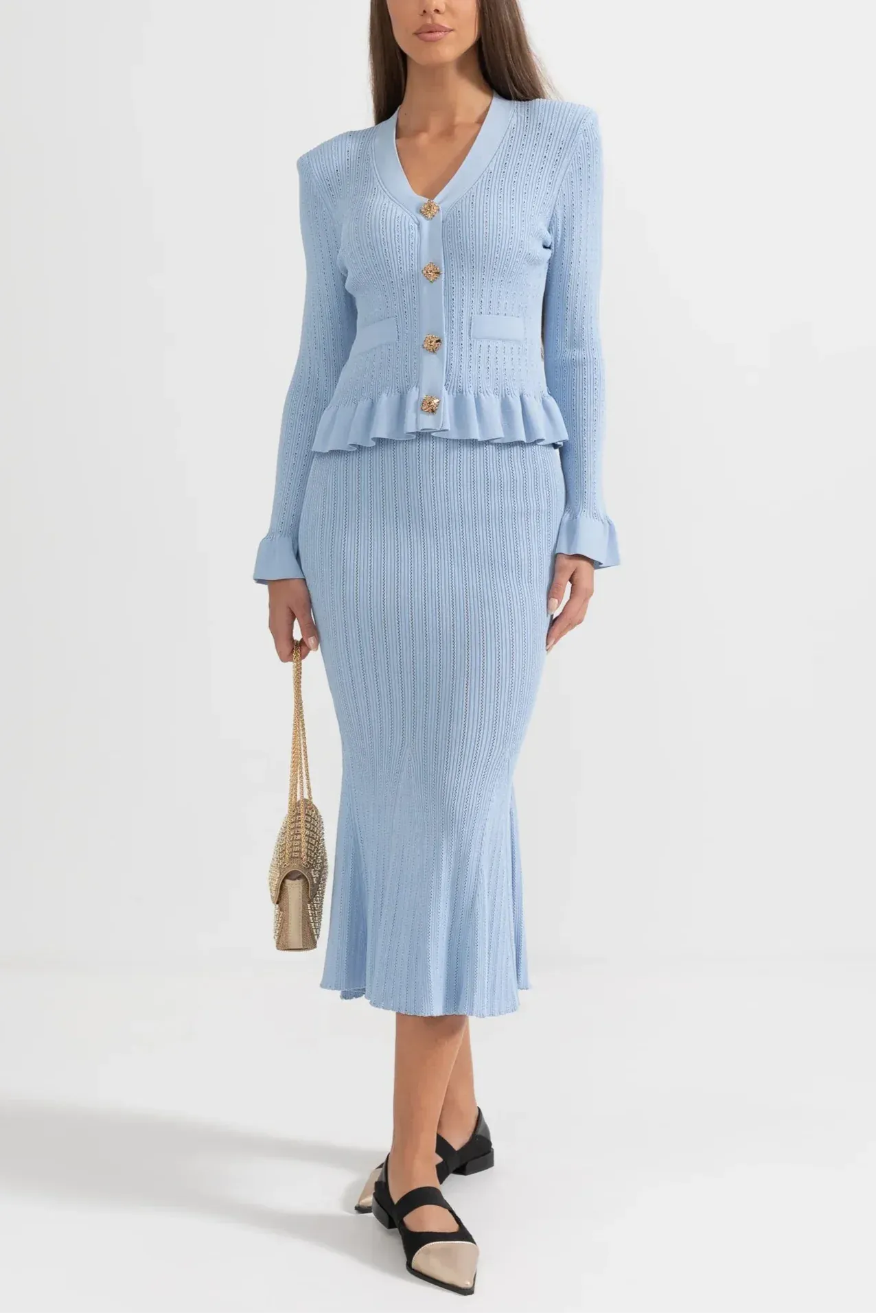 Cressida Refined Midi Dress & Top Set