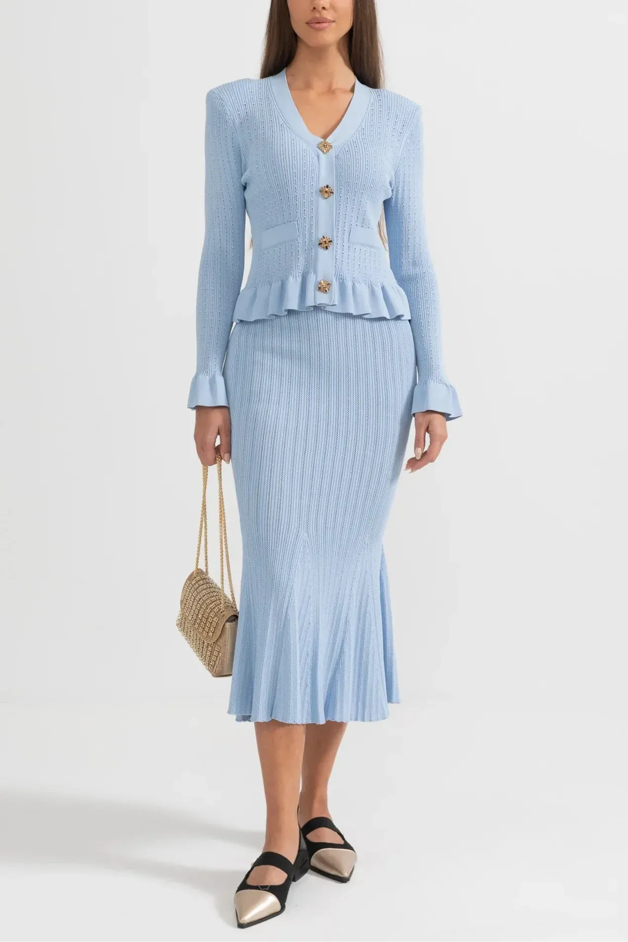 Cressida Refined Midi Dress & Top Set