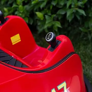 Electric Bumper Car with 360° Spin, LED Lights & Parental Remote Control Red