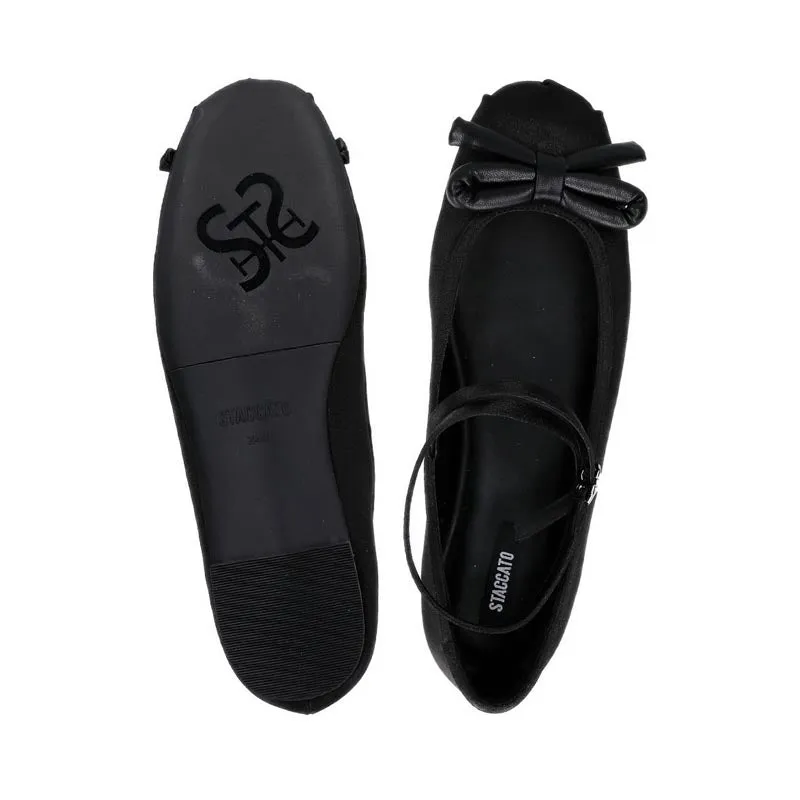 EUG08-005 Women's Ballerina Flats - Black