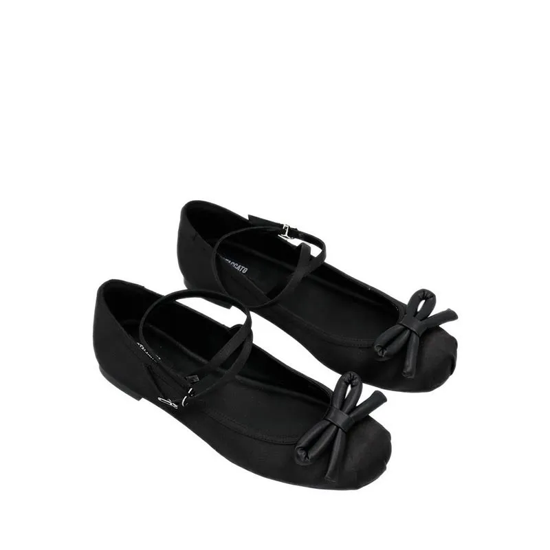 EUG08-005 Women's Ballerina Flats - Black