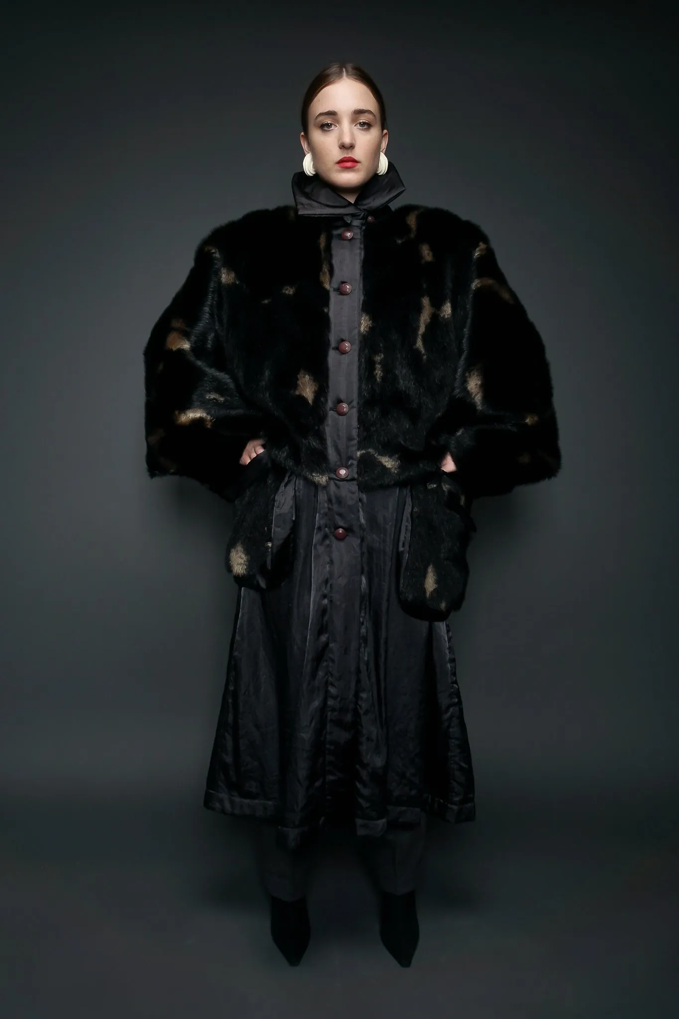 Faux Fur Overcoat