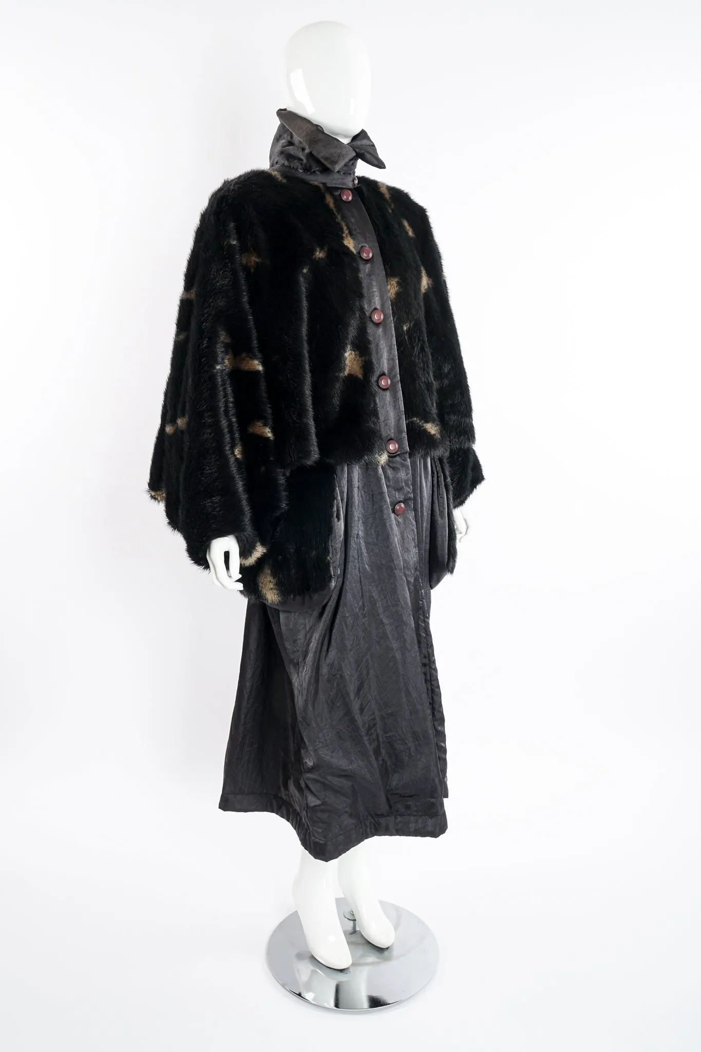Faux Fur Overcoat
