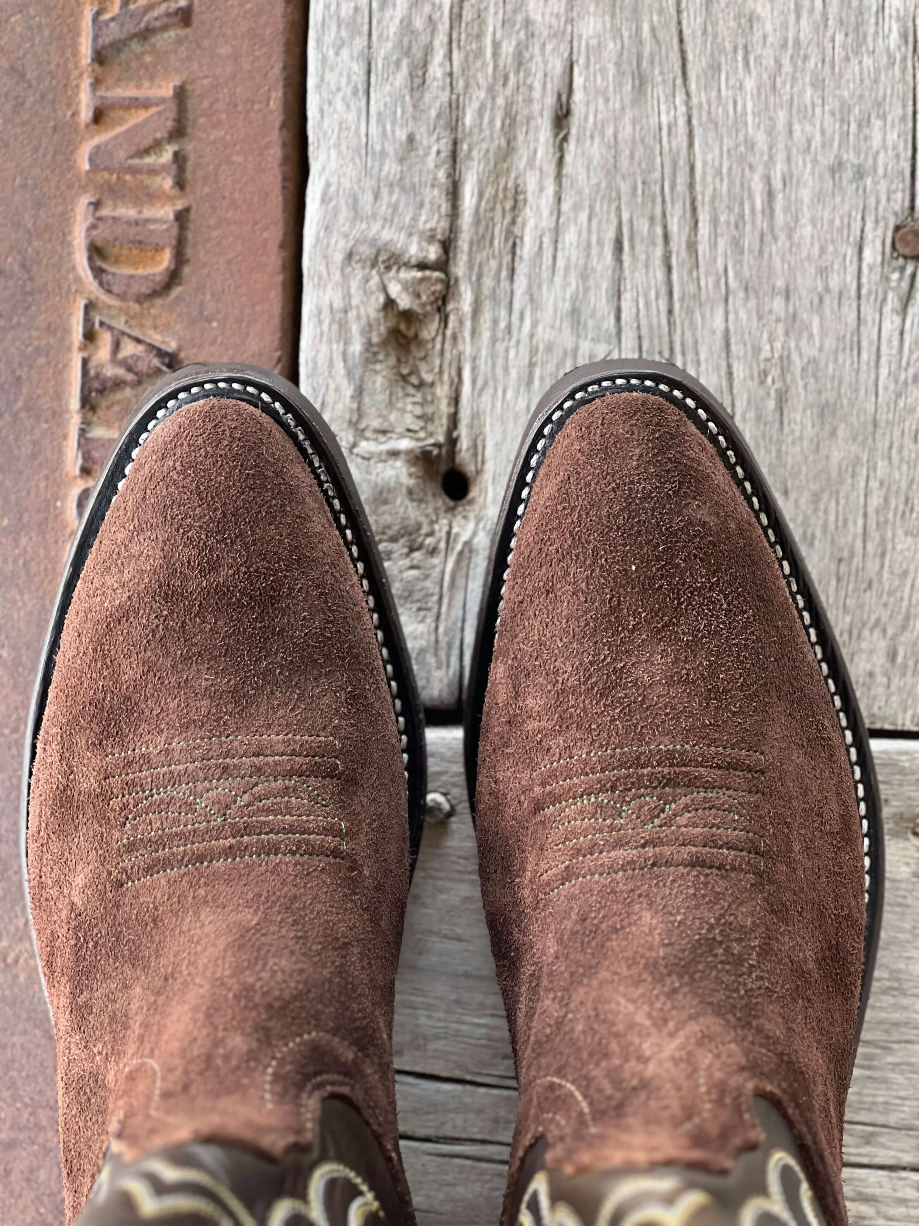 Fenoglio Boot Co. | Greenland Brown Roughout Boot