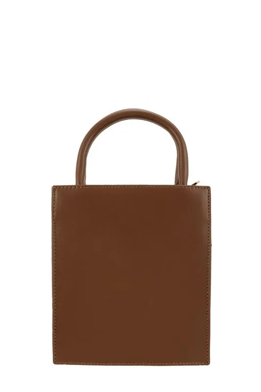 GO Accent Square Top Handle Bag