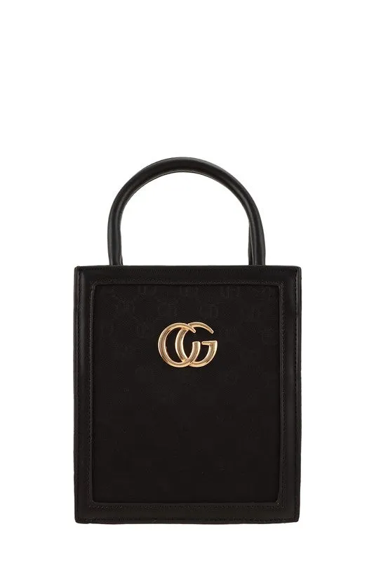 GO Accent Square Top Handle Bag