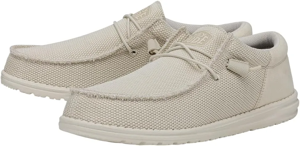 Hey Dude Men's All Wally Styles | Mens Shoes | Men's Lace Up Loafers | Comfortable & Light-Weight