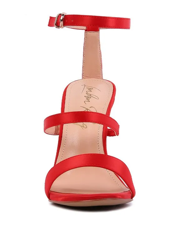 Lawsuit Strap Sandal Rainbow High Heel