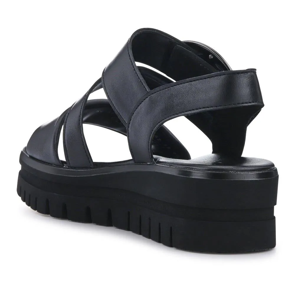 Leather Chunky Buckled Sandals - GAB41510 / 326 995