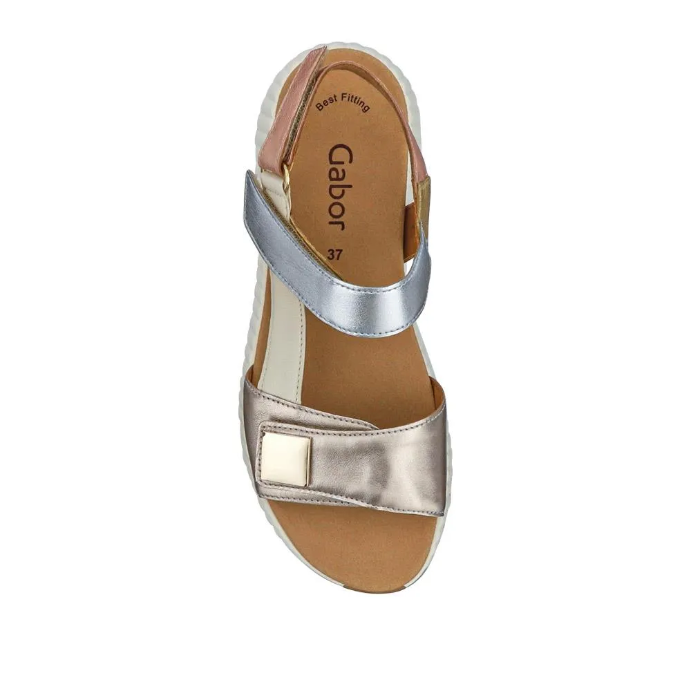 Leather Touch-Fasten Sandals - GAB41509 / 326 994