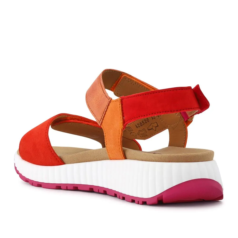 Leather Touch-Fasten Sandals - GAB41509 / 326 994