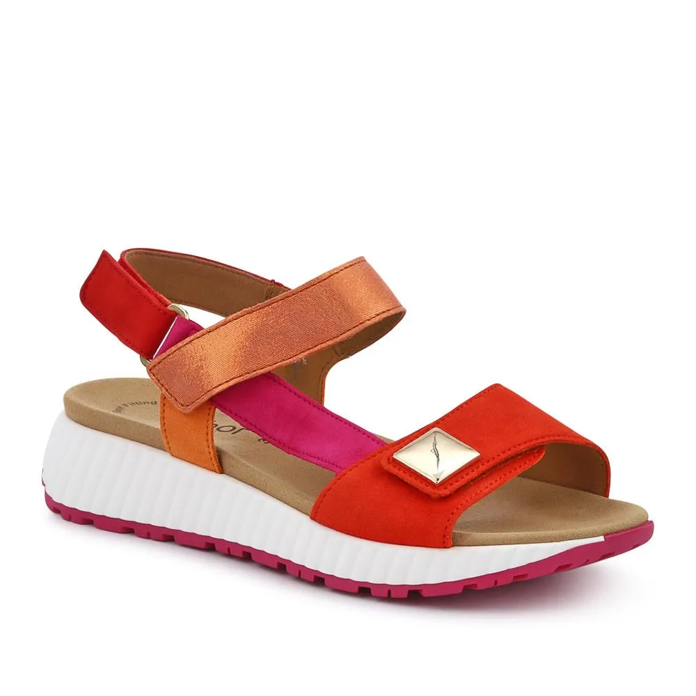 Leather Touch-Fasten Sandals - GAB41509 / 326 994