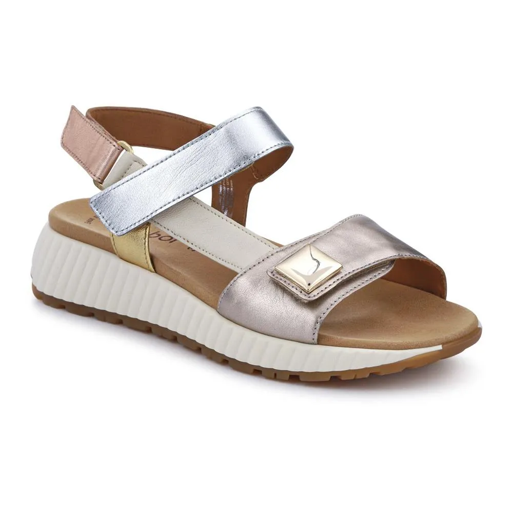 Leather Touch-Fasten Sandals - GAB41509 / 326 994