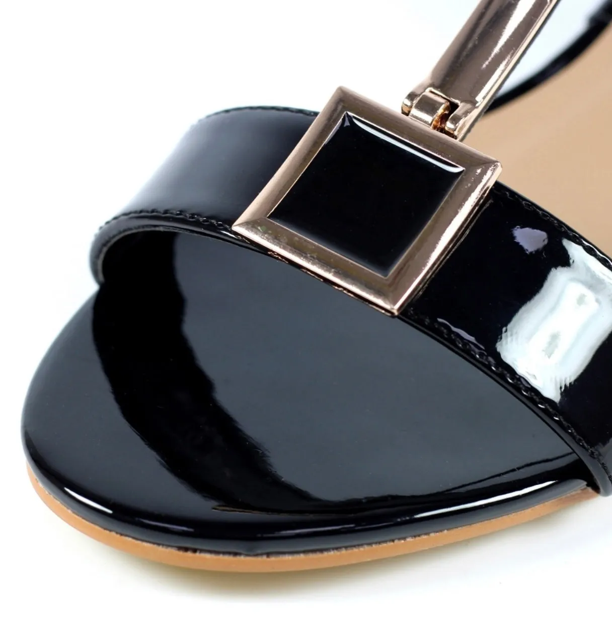 Lunar blaze patent Sandal