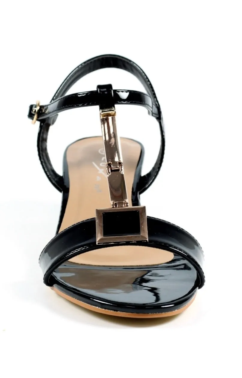 Lunar blaze patent Sandal
