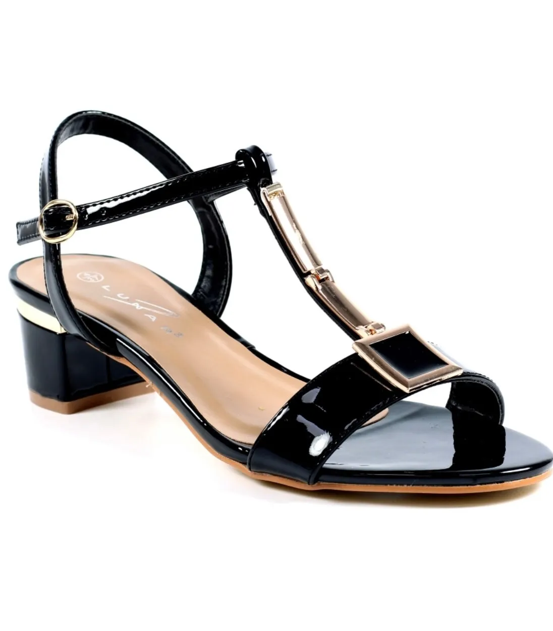 Lunar blaze patent Sandal