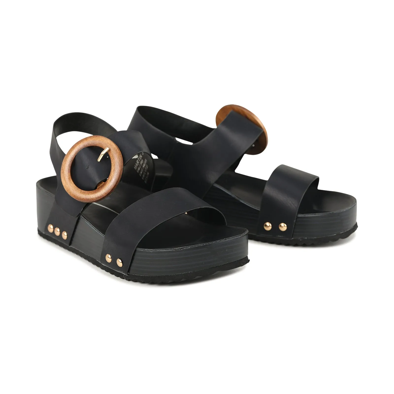 MARTIN SLING-BACK WEDGE SANDALS