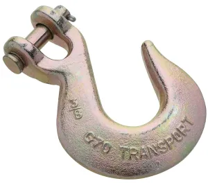 National Hardware 3254BC Series N282-111 Clevis Slip Hook, 3/8 in, 6600 lb Working Load, Steel, Yellow Chrome :EA: QUANTITY: 1