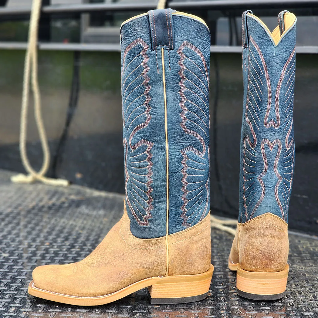 Olathe Men's Indigo Angry Elk Boots
