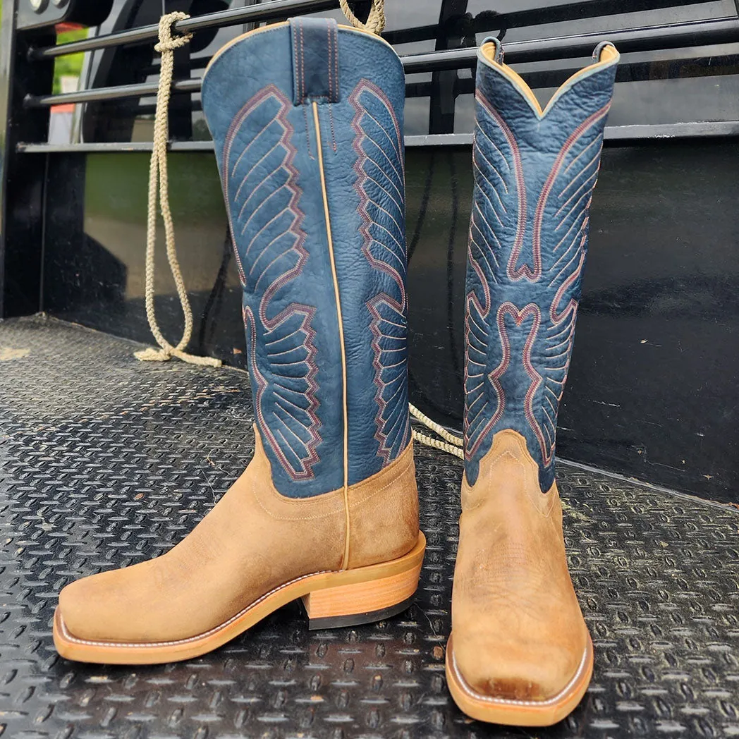 Olathe Men's Indigo Angry Elk Boots