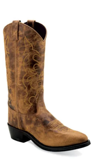 OLD WEST TAN COWBOY BOOT