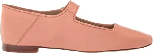Sam Edelman Michaela Canyon Clay Mary Jane Buckled Ankle Strap Square Toe Flats