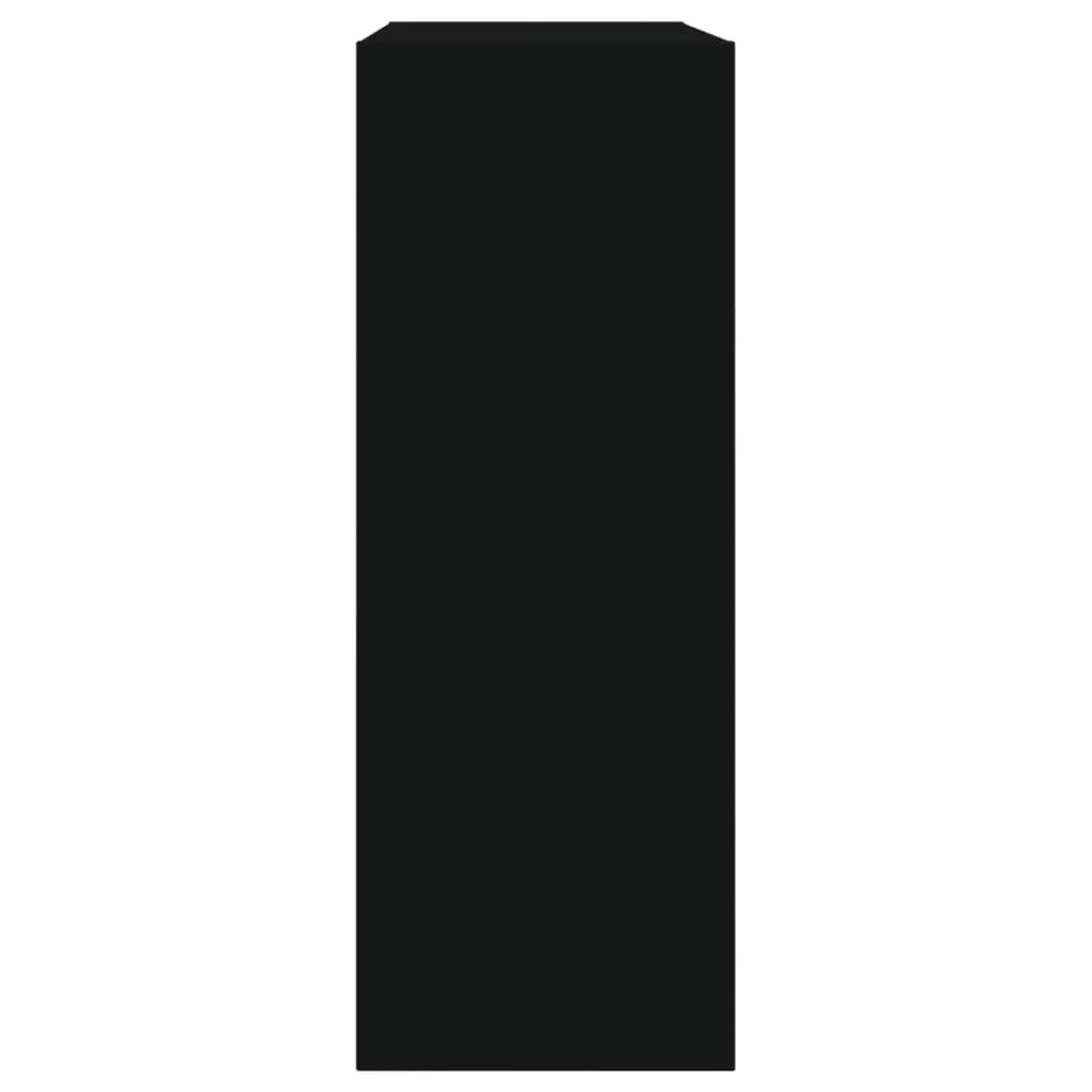 Shoe Cabinet Black 60x21x57 cm Engineered Wood