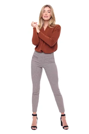 Techno Slim Pant - Mini Houndstooth | Up Pant! - Clearance