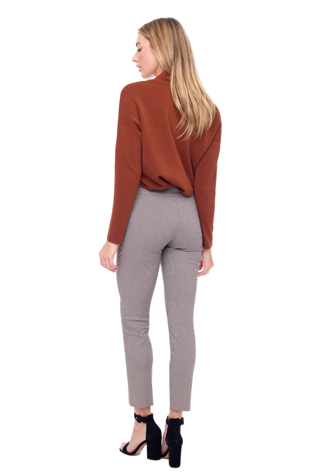 Techno Slim Pant - Mini Houndstooth | Up Pant! - Clearance