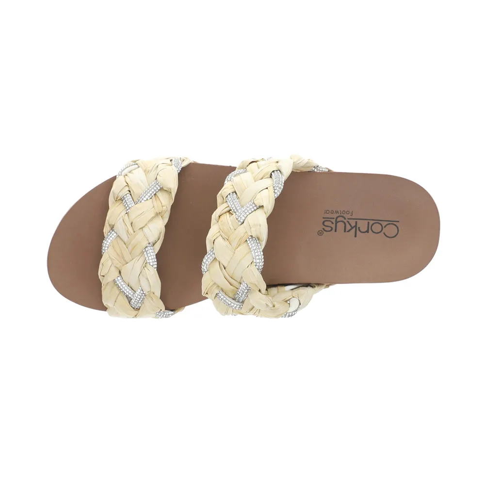 Total Knockout Braided Wedge Sandals