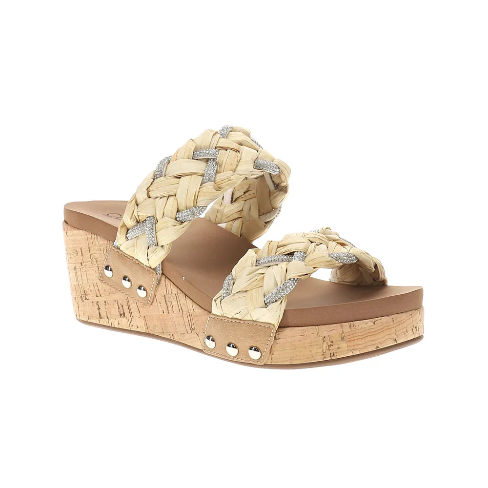 Total Knockout Braided Wedge Sandals