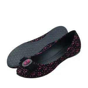 T.U.K Burgandy Cameo Flats A8470L  1