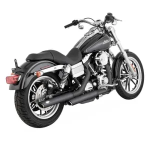 Vance & Hines 46841 Twin Slash 3 in. Slip-on Exhaust 07-16 Softail Deluxe/Cross Bones/Slim