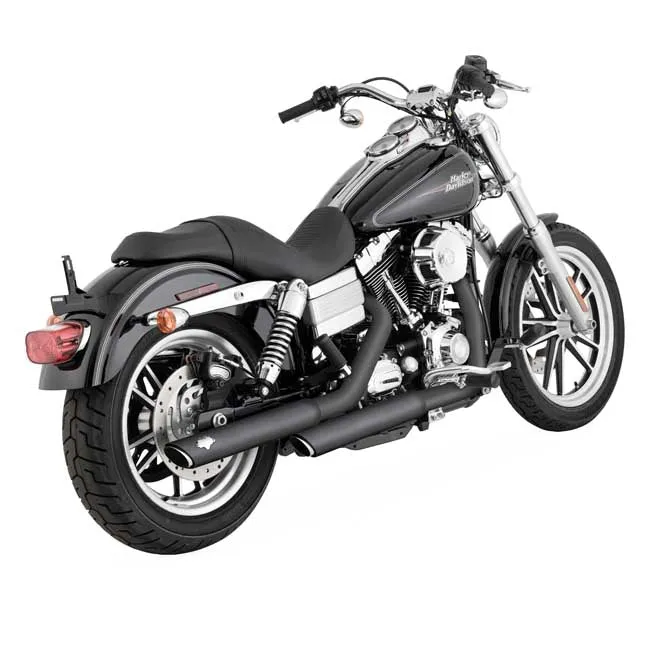 Vance & Hines 46841 Twin Slash 3 in. Slip-on Exhaust 07-16 Softail Deluxe/Cross Bones/Slim