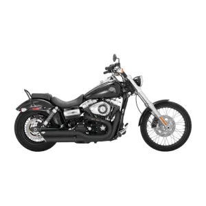 Vance & Hines 46845 Twin Slash 3 in. Slip-on Exhaust 08-16 Wide Glide,Fat Bob & Lowrider